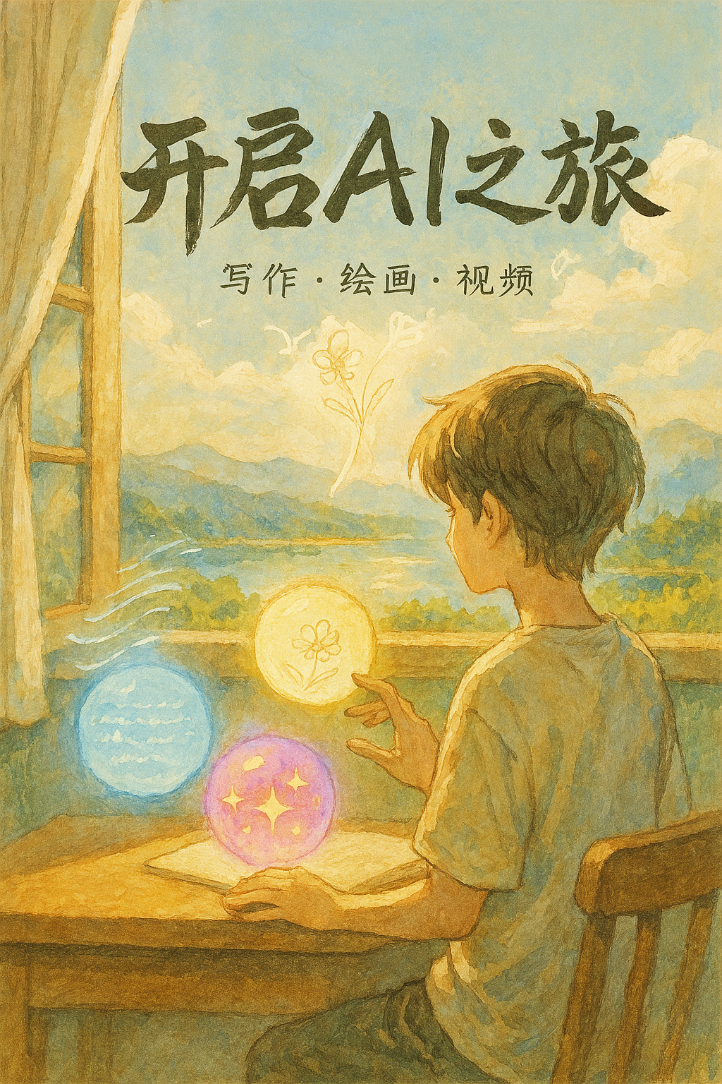 image for AI技能学习启动包：系统化入门AI写作、绘画与视频创作