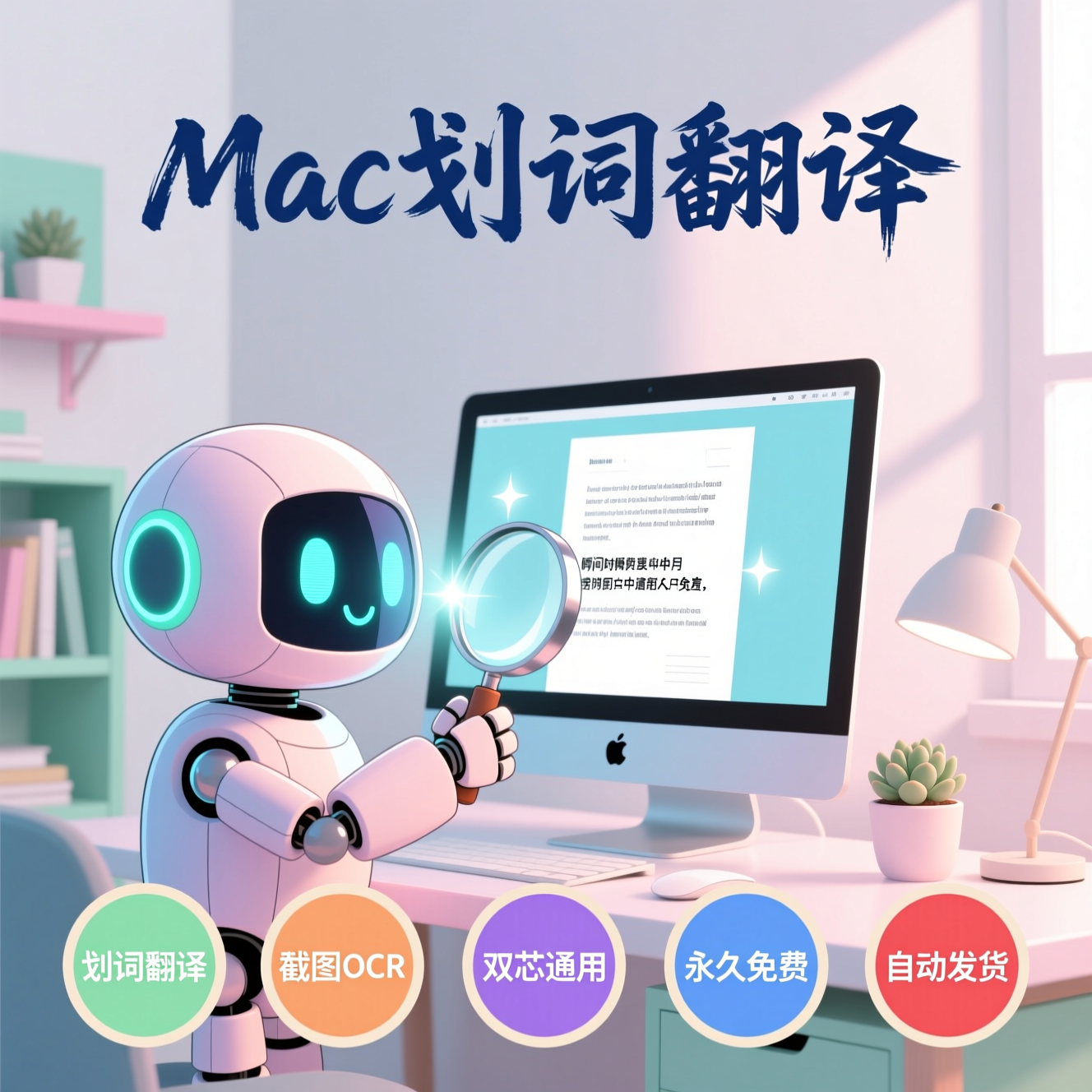 image for Mac划词翻译截图OCR识别苹果M1M2M3电脑翻译软件