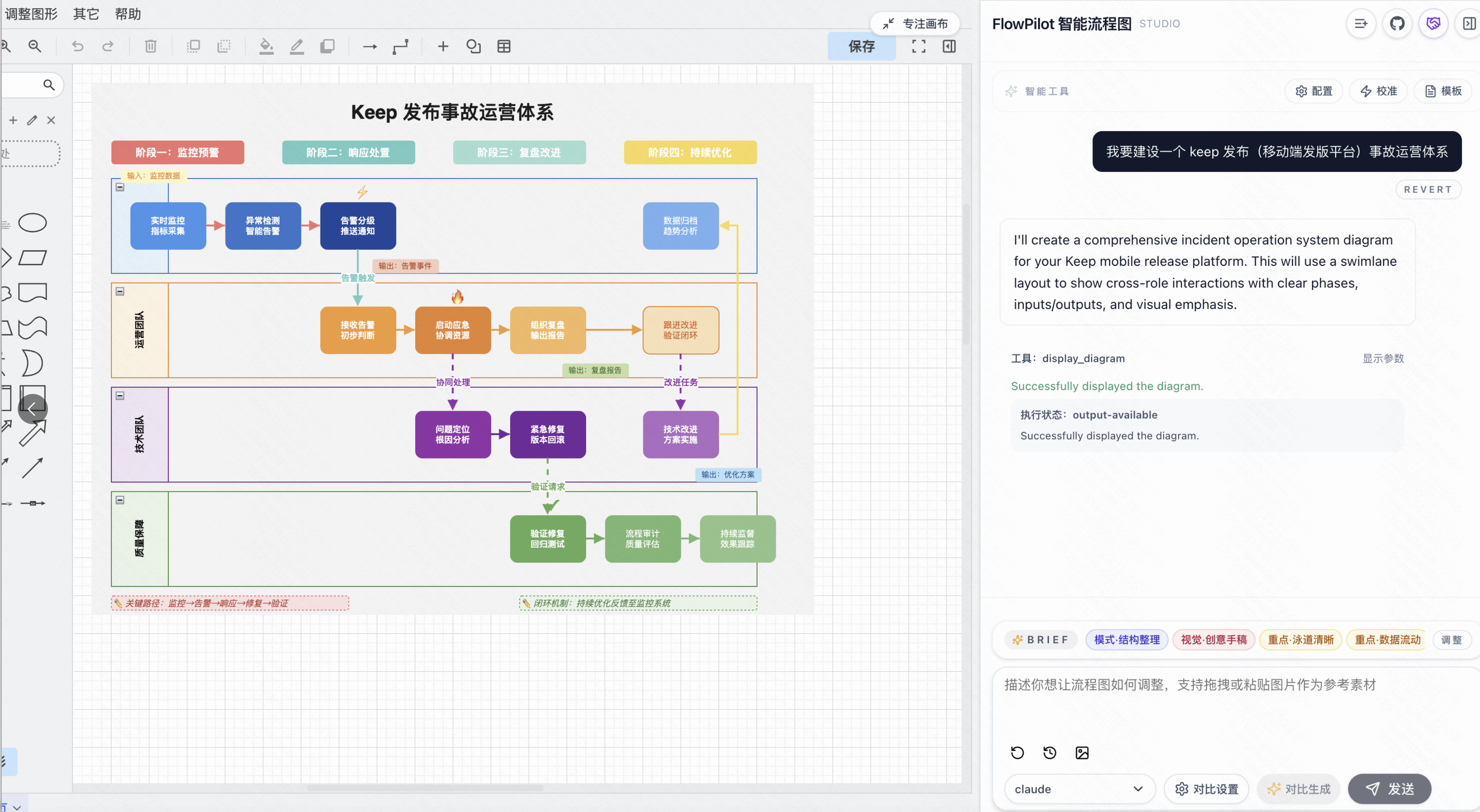智能生成架构图