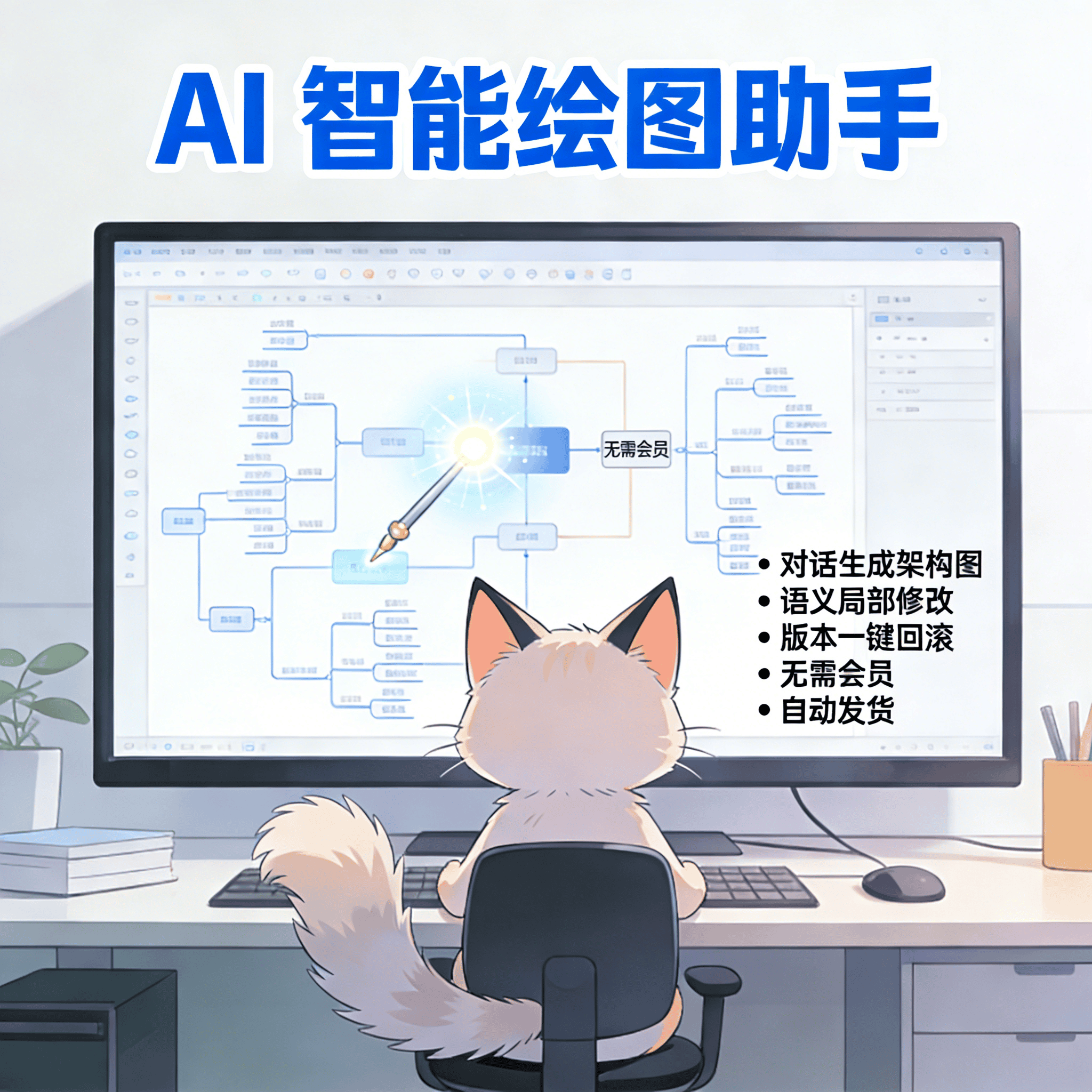 image for AI驱动对话式流程图绘制绘制工具软件