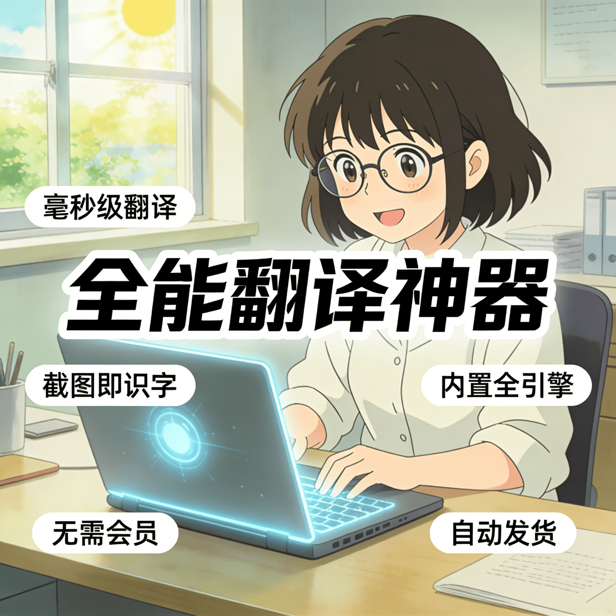 image for Windows全能翻译OCR识别截图识字划词翻译办公必备软件