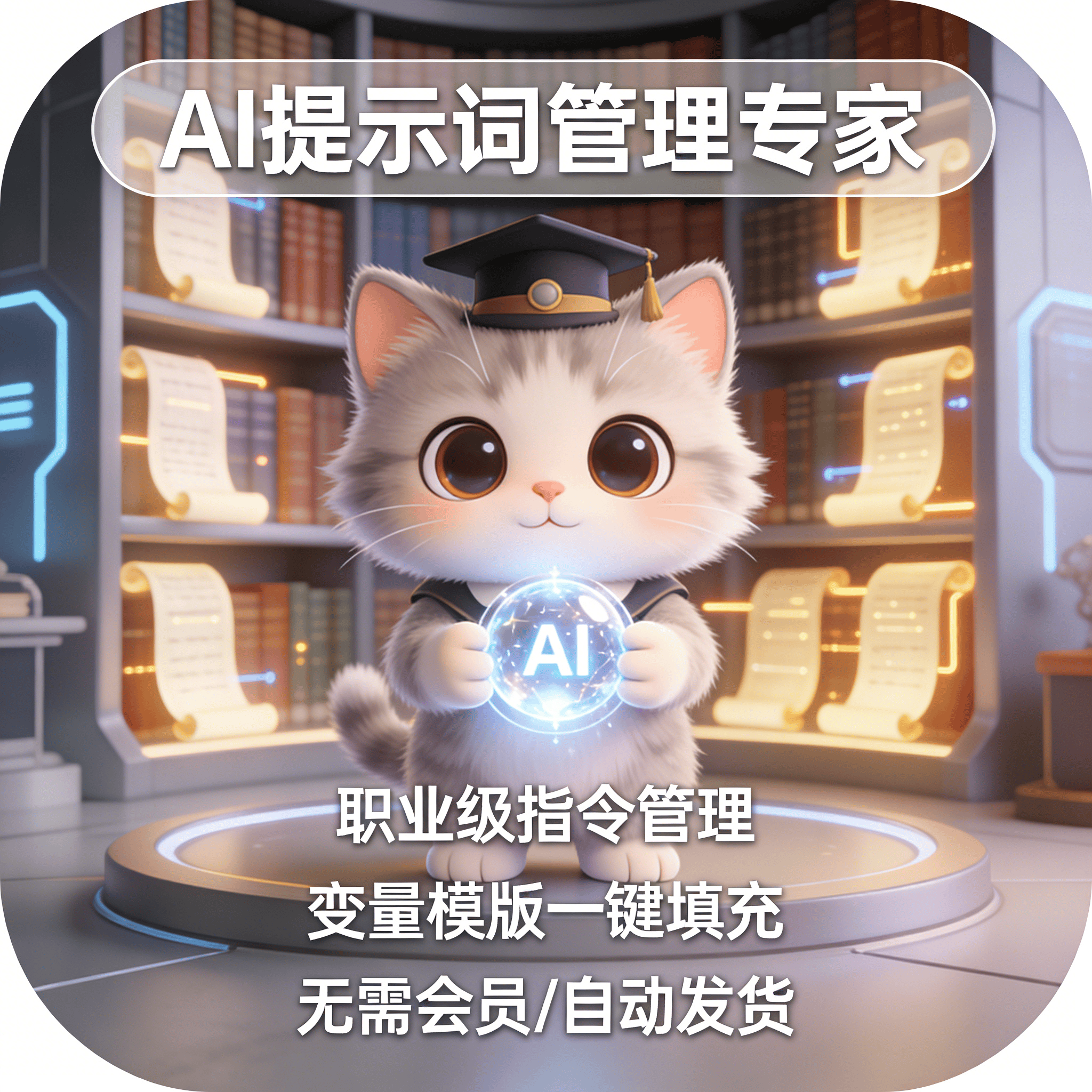 image for AI提示词管理专家指令模版库收藏夹软件