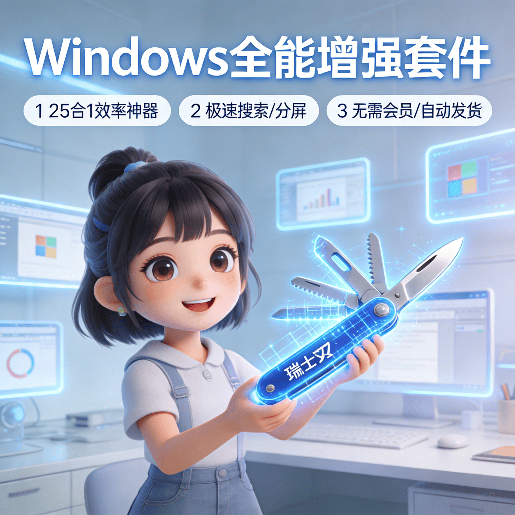image for Windows全能增强套件分屏极速搜索文字提取软件