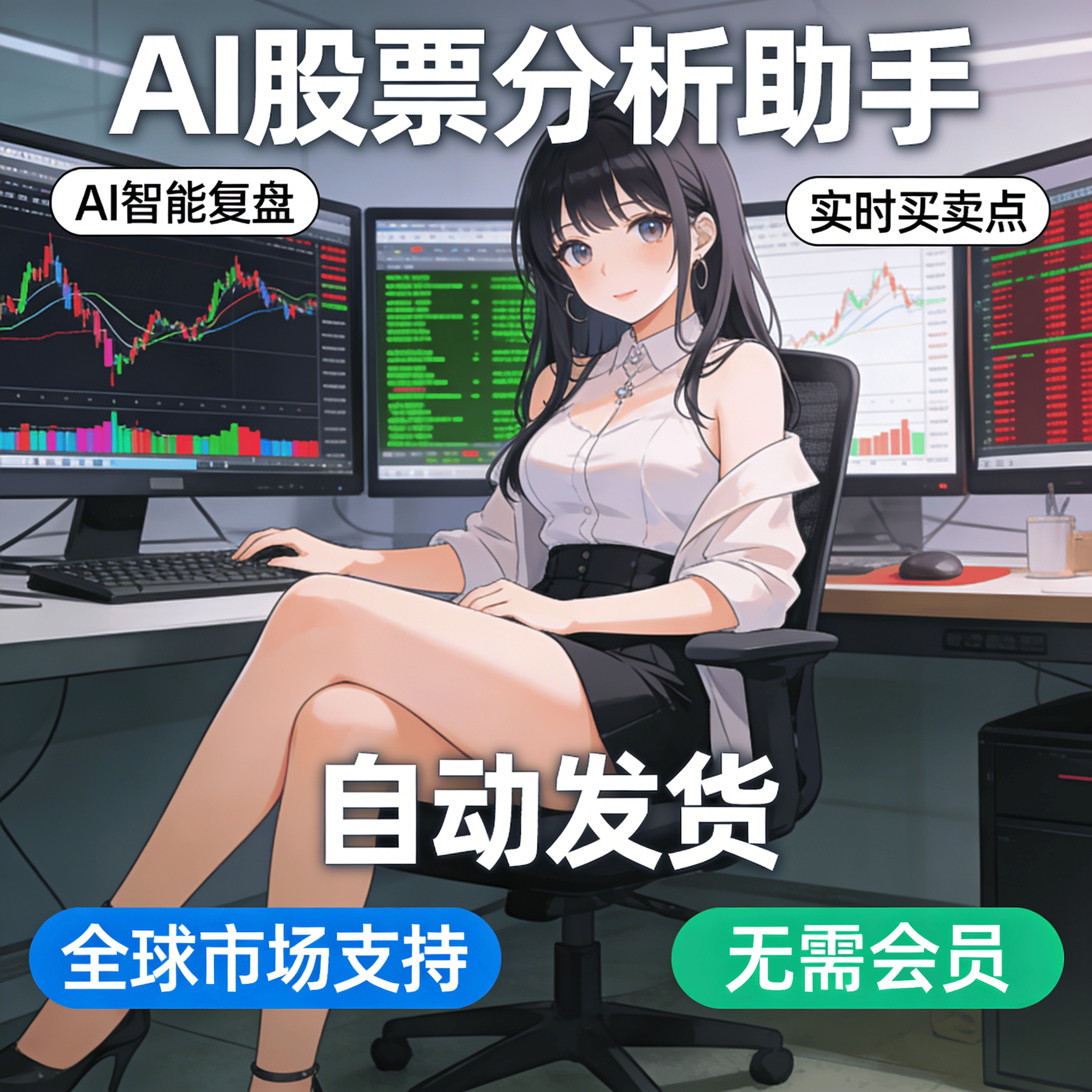 image for AI 智能股票复盘分析决策系统软件